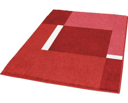 Badteppich Kleine Wolke Dakota 70x120 cm rot