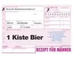 Hornbach Postkarte 1 Kiste Bier Rezept für Männer 14,8x10,5 cm