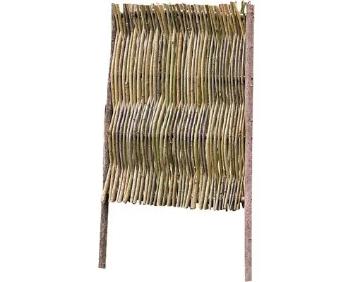 Vorgartenzaun Lafiora aus Weide 120 x 100 cm natur