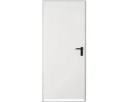Stahltür inkl. Eckzarge und Bodeneinstand 100x200 cm links