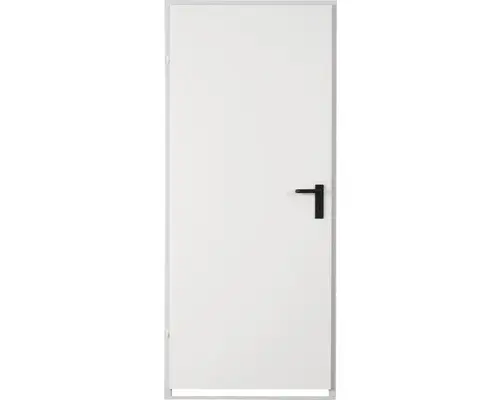 Stahltür inkl. Eckzarge und Bodeneinstand 100x200 cm links