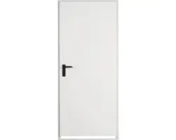 Stahltür inkl. Eckzarge und Bodeneinstand 80x200 cm rechts