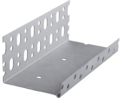CATNIC Sockelprofil Aluminium für Fassadendämmung und WDVS System 140 mm 2500 x 143 mm