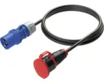 Hornbach CEE-Caravan-Adapterleitung CEE-Stecker PCE 16 A, 3-polig, schwarz-blau