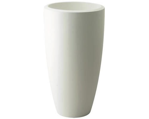 Pflanzvase elho Pure soft high Kunststoff Ø 40 cm H 70 cm weiß