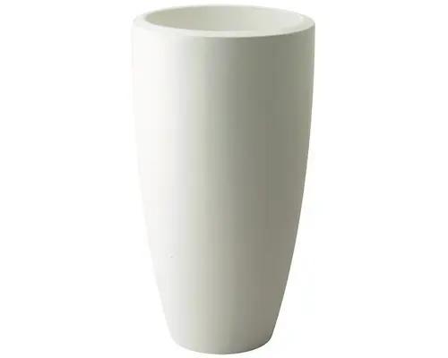 Pflanzvase elho Pure soft high Kunststoff Ø 35 cm H 62 cm weiß