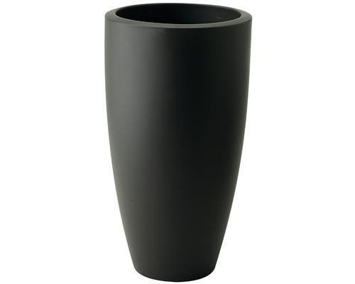 Pflanzvase elho Pure soft high Kunststoff Ø 40 cm H 70 cm anthrazit