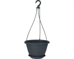 Pflanztopf für Hängeampel Galicia 30 cm anthrazit