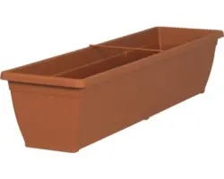 Blumenkasten Geli Toscana Kunststoff 80x20x16 cm terracotta