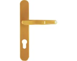 Beschlagset Compact Drücker/Drücker Kunststoff Braun