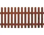 Hornbach Vorgartenzaun Elba gerade 178 x 85 cm braun