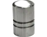 Hornbach Knopf gebürstet L 13 mm x B 13 mm x H 27 mm