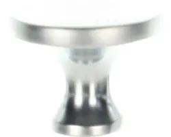 Knopf matt/verchromt L 31 mm x B 31 mm x H 25 mm