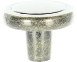 Knopf brüniert L 24 mm x B 24 mm x H 17 mm