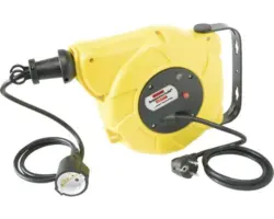 Kabelaufroller Brennenstuhl® Automatic-Box Electric IP 20 10 m gelb