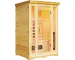 Hornbach Infrarotkabine Sanotechnik Carmen Hemlock 124x116x190 cm