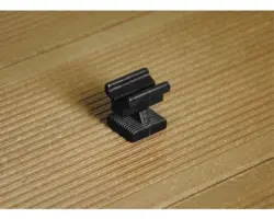 Konsta Montage Clip Schwarz 25 Stück