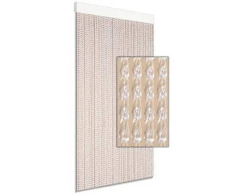 DEGOR Türvorhang Art3 transparent 90x210 cm