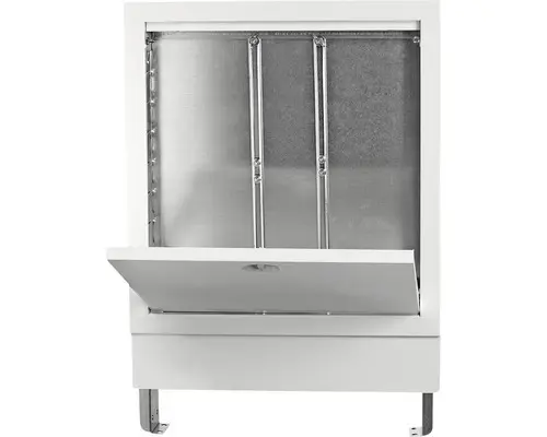 Unterputz-Verteilerkasten edelstahl für bis zu 12 Heizkreise