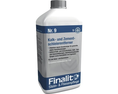 Kalk- und Zementschleierentferner Finalit Nr. 9 1 Liter