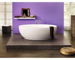 Freistehende Ovale Badewanne Ottofond Estena 863701 180x95,5x45 cm weiß