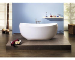 Freistehende Ovale Badewanne Ottofond Pessoa 863801 180x83,5x73,5 cm weiß