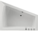 Hornbach Raumsparbadewanne Ottofond Delta II Modell A 871001 175x135 cm weiß