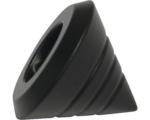 Hornbach Endstück Kegel für Memphis schwarz Ø 16 mm 2 Stk.