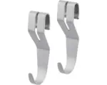Hornbach Kleiderhaken Walk-in CLAMP silber, 2 St.