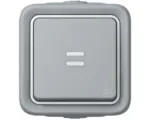 Hornbach Kontrollwechselschalter LEG FR/AP 1-polig grau