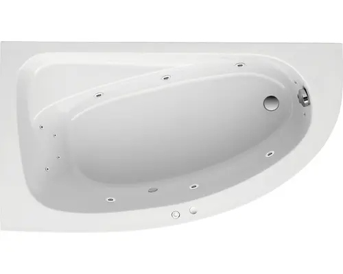 Whirlpool Ottofond Campus B Komfort 160x90 cm weiß