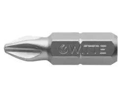 Bit Stainless Witte ¼" 25 mm Philips PH 2