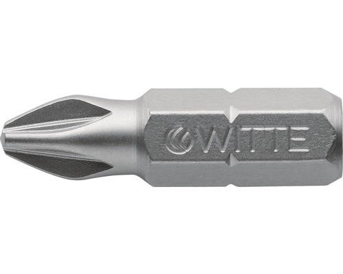 Bit Stainless Witte ¼" 25 mm Pozidriv PZ 2