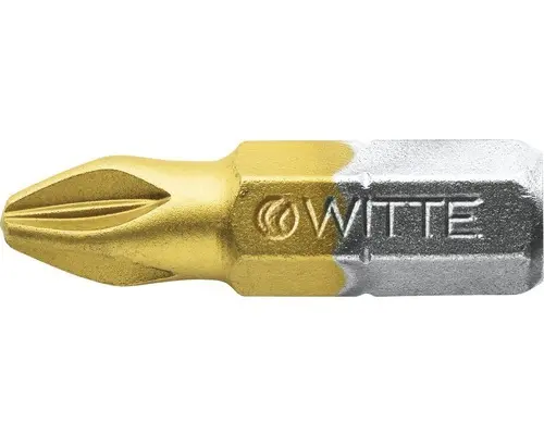 Bit Titan 2er Pack Witte ¼" 25 mm Pozidriv PZ 1