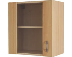 Glashängeschrank Flex Well Ischia/Nano Nano Buche-Dekor 50x54x32 cm mit Drehtür