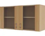 Hornbach Glashängeschrank Flex Well Ischia/Nano Nano Buche-Dekor 100x54x32 cm mit Drehtür