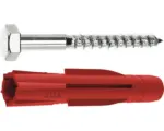 Hornbach Allzweckdübel Tox Tri 10/61 + Schraube, je 4 Stück