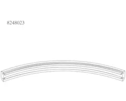 Ersatz Dach/Bodenprofil Hawaii 7801940