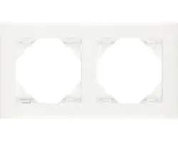 Rahmen 2-fach Logus weiß