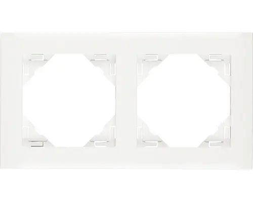 Rahmen 2-fach Logus weiß