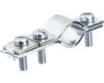 Hornbach Erdungsrohrschelle mit Schraube, galvanisch verzinkt, Schraube M5, für Rohre 1/4"