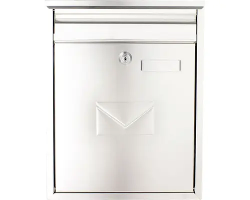 Wandbriefkasten Rottner Como 250 x 320 x 85 mm edelstahl