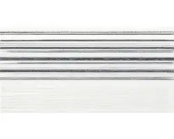 Steinzeug Dekorfliese Trame 40,0x20,0 cm weiß matt