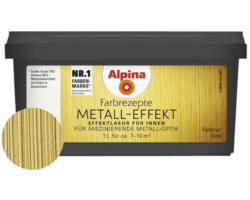 Alpina Farbrezepte Effektlasur Metall-Effekt gold 1 l