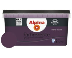 Alpina Wandfarbe Farbrezepte Tiefer Traum 1 l