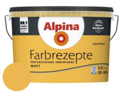 Alpina Wandfarbe Farbrezepte Happy Weekend 2,5 l