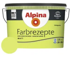 Alpina Wandfarbe Farbrezepte Frühlingswiese 2,5 l