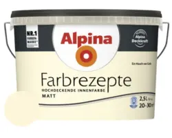 Alpina Wandfarbe Farbrezepte Ein Hauch von Gelb 2,5 l