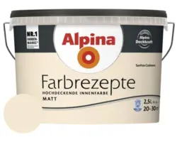Alpina Wandfarbe Farbrezepte Sanftes Cashmere 2,5 l