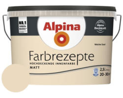 Alpina Wandfarbe Farbrezepte Weicher Sand 2,5 l